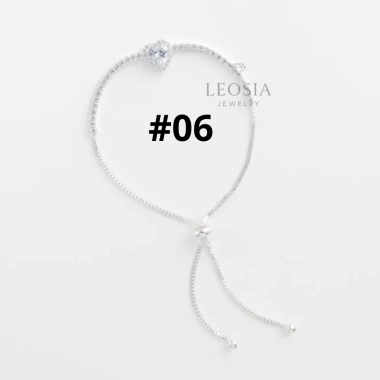 Lắc tay nữ bạc s925 LEOSIA cỏ 4 lá đính đá - Quà tặng cao cấp, giảm còn 750.000 VND 8