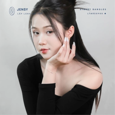 Lắc Tay Nữ Chữ C Bạc S925 JENSY Starry Ngôi Sao Đính Đá 859.000₫ 4