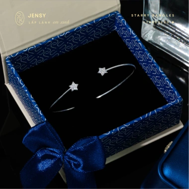 Lắc Tay Nữ Chữ C Bạc S925 JENSY Starry Ngôi Sao Đính Đá 859.000₫ 5
