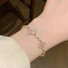 Lắc tay nữ cỏ bốn lá mạ vàng hồng sang trọng LEOSIA JEWELRY LA32 giảm 21% 7