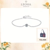 Lắc tay nữ mạ vàng trắng kim cương Moissanite 6.5 ly LA25 sang chảnh, quà tặng 1.1 triệu