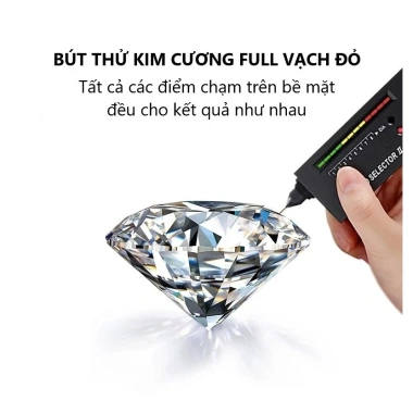 Lắc tay nữ mạ vàng trắng kim cương Moissanite 6.5 ly LA25 sang chảnh, quà tặng 1.1 triệu