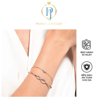 Lắc tay Swarovski Infinity Bangle cao cấp - Giá ưu đãi 416.718 VND 4