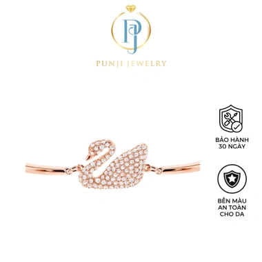 Lắc tay Swarovski Swan Bangle cao cấp – thiết kế thiên nga sang trọng, giảm còn 424.000₫ 2
