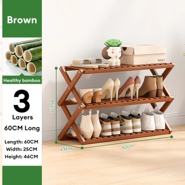 LACCOHUG Kệ giày đa năng 4-6 tầng kèm móc treo mẫu mới siêu hot giảm giá 120k 10