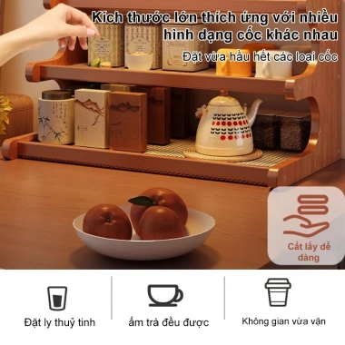LACCOHUG Kệ lưu trữ 2 tầng đa năng - Tiết kiệm không gian, giá chỉ 69.000 VND 2