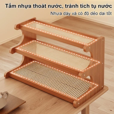 LACCOHUG Kệ lưu trữ 2 tầng đa năng - Tiết kiệm không gian, giá chỉ 69.000 VND 3