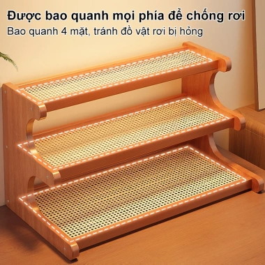 LACCOHUG Kệ lưu trữ 2 tầng đa năng - Tiết kiệm không gian, giá chỉ 69.000 VND 5