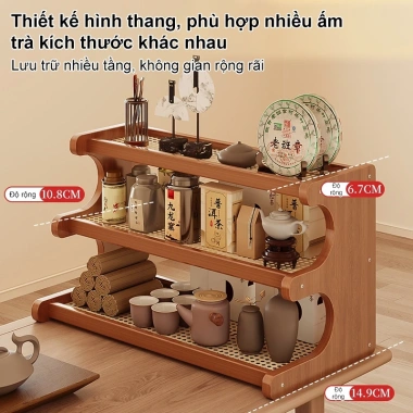 LACCOHUG Kệ lưu trữ 2 tầng đa năng - Tiết kiệm không gian, giá chỉ 69.000 VND 7