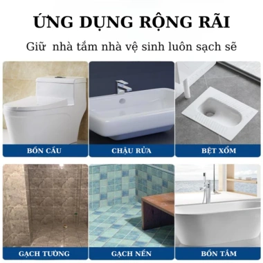 Làm sạch Ố Vàng Bồn Cầu - Chất hòa tan vết cáu vàng mạnh Khang Đức, chỉ 45.000₫ 3