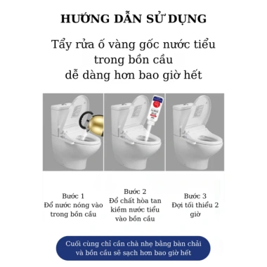 Làm sạch Ố Vàng Bồn Cầu - Chất hòa tan vết cáu vàng mạnh Khang Đức, chỉ 45.000₫ 6