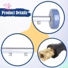 Làm sạch vòng đệm áp lực xe tải - 4 đầu phun, chải thép và alu - 657.800 VND 4