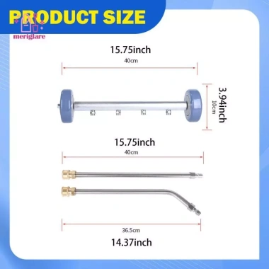 Làm sạch vòng đệm áp lực xe tải - 4 đầu phun, chải thép và alu - 657.800 VND 5