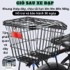 Làn Giỏ Xe Đạp Baga Nắp Đậy Gắn Sau - Khung Sắt Chắc, Đựng Balo, Chịu Lực Cao - 207.900₫