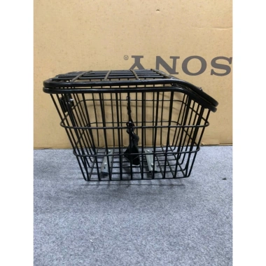Làn Giỏ Xe Đạp Baga Nắp Đậy Gắn Sau - Khung Sắt Chắc, Đựng Balo, Chịu Lực Cao - 207.900₫ 2
