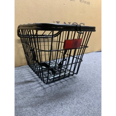 Làn Giỏ Xe Đạp Baga Nắp Đậy Gắn Sau - Khung Sắt Chắc, Đựng Balo, Chịu Lực Cao - 207.900₫ 3