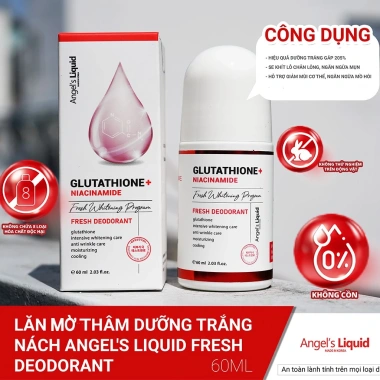 Lăn Khử Mùi Angel's Glutathione+ Niacinamide 60ml – Giá 378.000₫, mùi thơm lâu 3 Lăn Khử Mùi Angel's Glutathione+ Niacinamide 60ml – Giá 378.000₫, mùi thơm lâu 3