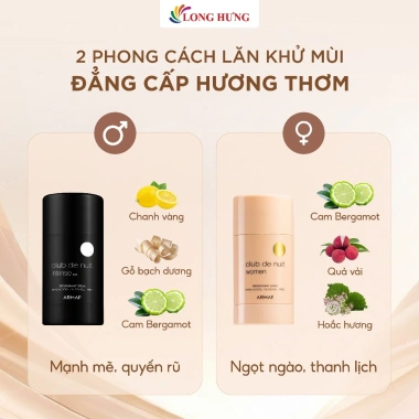 Lăn khử mùi Armaf Club de Nuit 75ml - Hương nam tính, giá ưu đãi 389.000đ