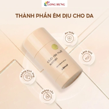 Lăn khử mùi Armaf Club de Nuit 75ml - Hương nam tính, giá ưu đãi 389.000đ