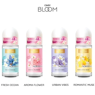Lăn khử mùi Cindy Bloom 50ml – Hương ngọt ngào, tươi mát, năng động, quyến rũ 48h, 49.000đ 3