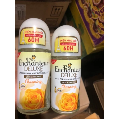 Lăn Khử Mùi Enchanteur Deluxe Charming 50ml - Hương Thơm Lôi Cuốn, Giá 69.900đ 6 Lăn Khử Mùi Enchanteur Deluxe Charming 50ml - Hương Thơm Lôi Cuốn, Giá 69.900đ 6
