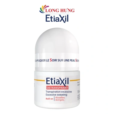 Lăn khử mùi EtiaXil Detranspirant 15ml - Kiểm soát mùi và mồ hôi, giảm giá 269.000