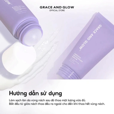 Lăn khử mùi Grace & Glow Serum 50ml - Dưỡng sáng, ngừa mồ hôi, Niacinamide AHA, chỉ 111.000đ 6 Lăn khử mùi Grace & Glow Serum 50ml - Dưỡng sáng, ngừa mồ hôi, Niacinamide AHA, chỉ 111.000đ 6