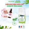 Lăn khử mùi hữu cơ Coslys trà xanh 50ml, khô thoáng 48h, hương tươi mát, chỉ 160k