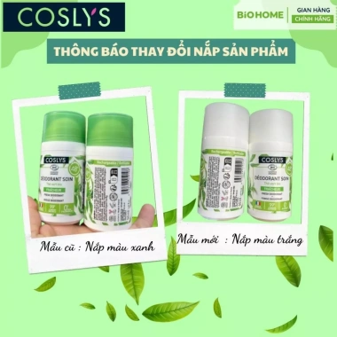 Lăn khử mùi hữu cơ Coslys trà xanh 50ml, khô thoáng 48h, hương tươi mát, chỉ 160k 2 Lăn khử mùi hữu cơ Coslys trà xanh 50ml, khô thoáng 48h, hương tươi mát, chỉ 160k 2