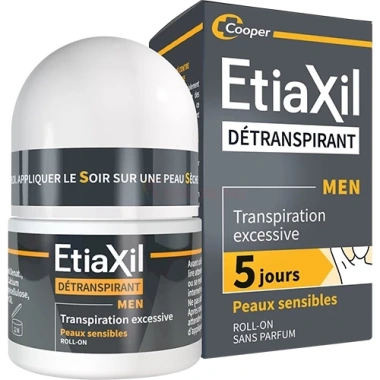 Lăn khử mùi nam EtiaXil Detranspirant Men 15ml – Kiểm soát mồ hôi, hương thơm lâu, giá 289.000₫