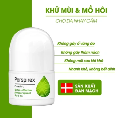 Lăn Khử Mùi Perspirex 20ml - Dành cho mọi loại da, bảo vệ 24h, giảm 21% chỉ 89.000₫ 2