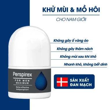 Lăn Khử Mùi Perspirex 20ml - Dành cho mọi loại da, bảo vệ 24h, giảm 21% chỉ 89.000₫ 5