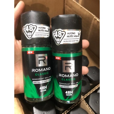 Lăn khử mùi Romano Classic Attitude 50ml - Hương nước hoa, chỉ 57k, bảo vệ ngày