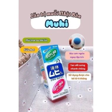 Lăn Muỗi Nhật Bản Muhi - Giảm ngứa côn trùng cho bé 6 tháng, giá 135k - Pap Store