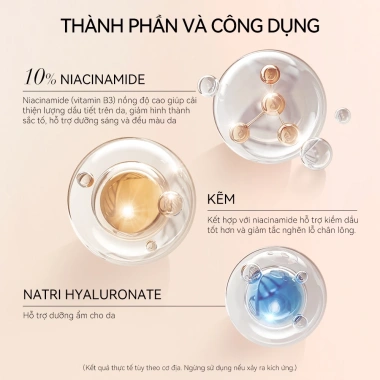 LANBENA Serum Niacinamide 10% + Vitamin C 30ml – Sáng da, mịn, giảm thâm – 339.000 VND 6
