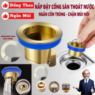 Lắp cống ngăn mùi - Nắp chặn cống sàn tắm, chống côn trùng, ngăn mùi hôi, tiện