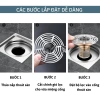 Lắp cống nhựa ABS khử mùi, chống chuột, lọc bụi - Sàn phòng tắm, nhà vệ sinh, chỉ 11.100đ 4