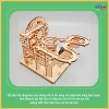 Lắp ráp STEM Gỗ - Ray bi sắt chuyển động liên tục, đồ chơi giáo dục sáng tạo, quà sinh nhật bé sanpi 3