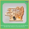 Lắp ráp STEM Gỗ - Ray bi sắt chuyển động liên tục, đồ chơi giáo dục sáng tạo, quà sinh nhật bé sanpi 4