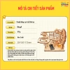 Lắp ráp STEM Gỗ - Ray bi sắt chuyển động liên tục, đồ chơi giáo dục sáng tạo, quà sinh nhật bé sanpi 6
