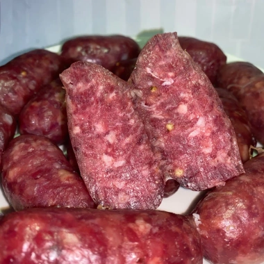 Lạp Xưởng Bò Akim 1kg Đặc Biệt 80-90% Thịt Bò Tươi - Giá ưu đãi 170.000₫