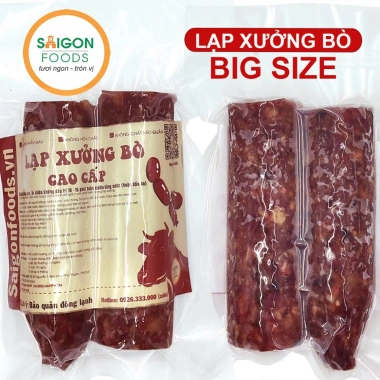 Lạp xưởng bò cao cấp 2kg - Thịt bò tươi ngon, giảm giá 599k, giao hàng toàn quốc