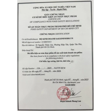 Lạp xưởng bò cao cấp 2kg - Thịt bò tươi ngon, giảm giá 599k, giao hàng toàn quốc