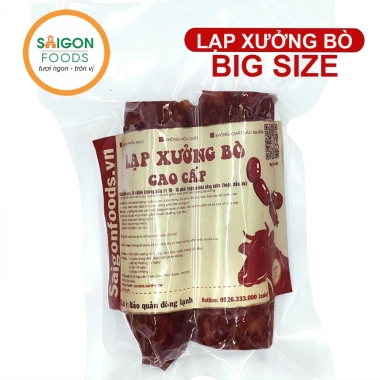 Lạp xưởng bò cao cấp 2kg - Thịt bò tươi ngon, giảm giá 599k, giao hàng toàn quốc