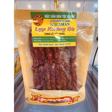 Lạp xưởng bò khô 500g Tung Lò Mò - Đặc sản An Giang, giảm còn 145.000đ Lạp xưởng bò khô 500g Tung Lò Mò - Đặc sản An Giang, giảm còn 145.000đ
