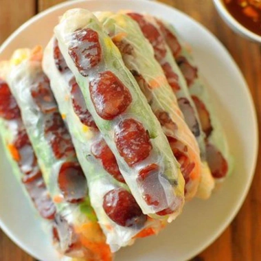 Lạp xưởng dài Bến Tre 1KG nhiều thịt - Đặc sản miền Tây ngon, giá 148k Thien Tú