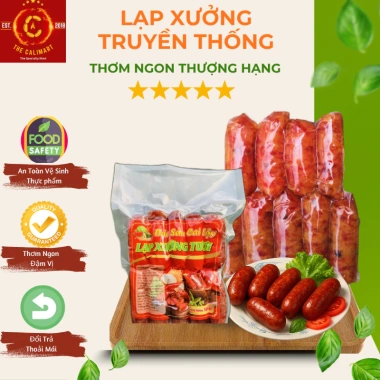 Lạp xưởng heo Cai Lậy The Calimart 500g - Vị truyền thống, giảm còn 129.000₫