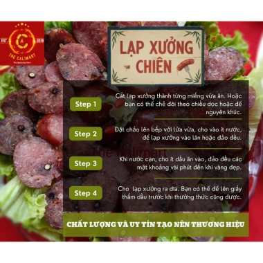 Lạp xưởng heo Cai Lậy The Calimart 500g - Vị truyền thống, giảm còn 129.000₫
