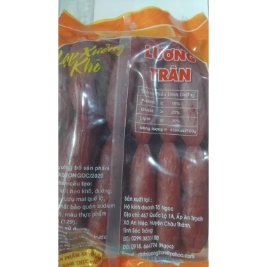 Lạp xưởng khô Lương Trân 1kg - Thịt ngon, đậm vị, giảm giá 170k, giao nhanh 3