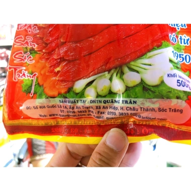 Lạp Xưởng Tôm Quãng Trân 250gr Loại 1 – Thơm Ngon, Giá Ưu Đãi 138.600 VNĐ 3